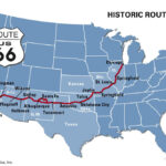 Route 66 | History, Map, Popular Culture, & Facts | Britannica | Road Map Of Route 66 USA