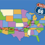 Route Maps   10 Free Pdf Printables | Printablee | Free Printable Map Of Route 66 USA