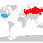 Russia, America And The Fate Of Humanity  H. W. Brands | Map Of Usa And Russia