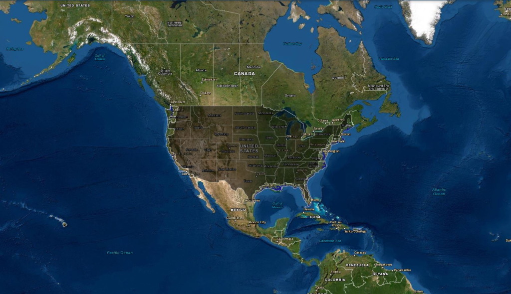 Sea Level Rise Viewer | Sea Level Map of USA