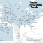 See Locations Of The Church Of Jesus Christ'S 335 Temples Across 6 | Map Of Lds Temples In Usa