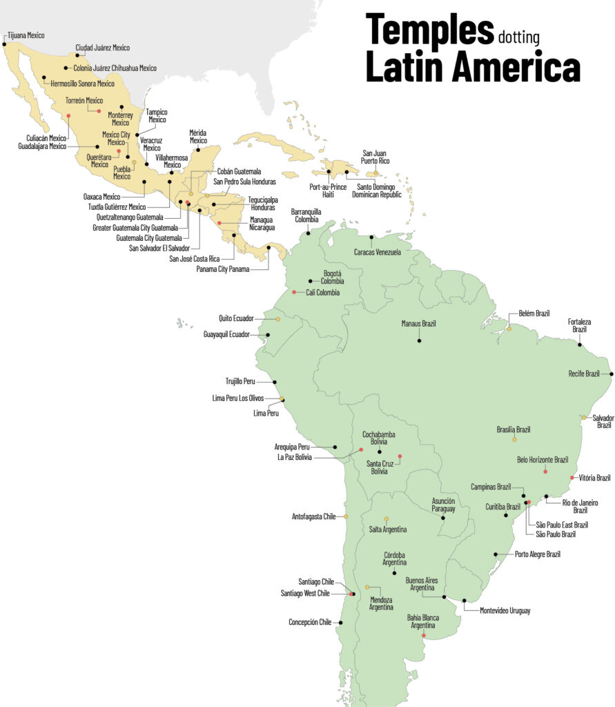 See The Locations Of The Church&amp;#039;S 265 Temples Across 6 Maps | Map of Lds Temples in USA