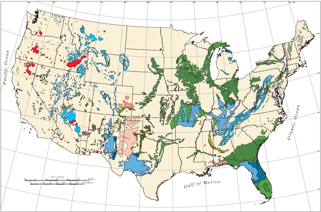 Sinkholes: Danger Beneath The Surface - Earth Systems | Map Of Sinkholes In Usa