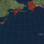 Sixth Biggest Earthquake Ever Recorded Triggers Tsunami Warnings | Map Of Japan Hawaii And USA