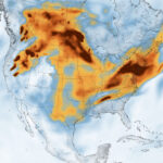 Smoke Across North America | Map Of Fires In Northwest Usa