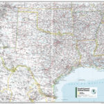 South Central U.s.   Atlas Of The World, 11Th Edition Map | Stanfords | Road Map Of South Central USA
