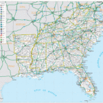 Southeast Usa Road Map | Map Of Southeast Usa Road Map