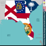 Southern Us States   Alabama, Florida, Georgia & S | Map Of Florida And Georgia USA