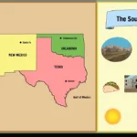 Southwest Region Map: States And Capitals   Storyboard That | Map Of Southwest Usa States