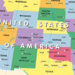 States And Provinces Map Of Canada And The Usa | Map Of Canada And Usa States And Provinces