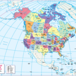 States And Provinces Map Of Canada And The Usa | Map Of Canada And Usa With Provinces And States