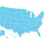 Stock Vektorgrafik „Vector Usa Map America Icon. United State | Map Of The Country Usa
