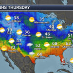 Strong Storms In The Southern U.s. – National Weather Forecast For | Map Of Usa Weather Today