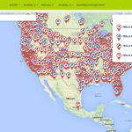 Tesla Supercharger Map North America   Teslarati | Map Of Tesla Superchargers Usa