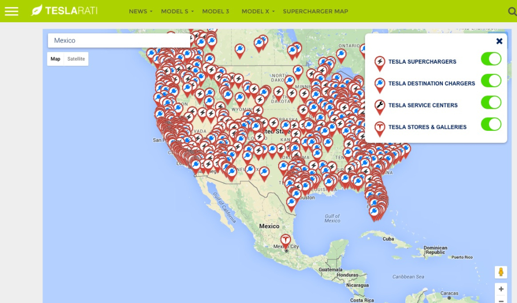 Tesla-Supercharger-Map-North-America - Teslarati | Map Of Tesla Superchargers Usa