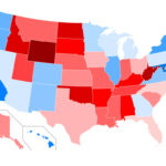 The 2024 Presidential Race: A New Turning Point? | Political Map Of Usa Red And Blue States 2024