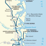 The Atlantic Coast Route Across Georgia | Road Trip Usa | Map Of Georgia Usa Coastline