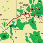 The Best 7 Day American Southwest Adventure Itinerary | Map Of Southwest USA National Parks