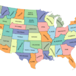 The Equal Area States Of America (Lower 48) : R/Imaginarymaps | Map Of Usa 48 States