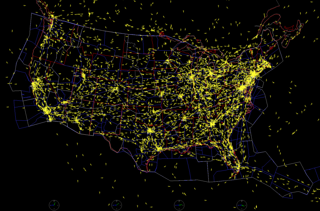 The Gateway To The Skies – International Ops 2025 – Opsgroup | Map of Flights in USA