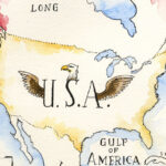 The Latest Authorized Nearly Legal Map Of The United States | The | New Yorker Map Of The Usa