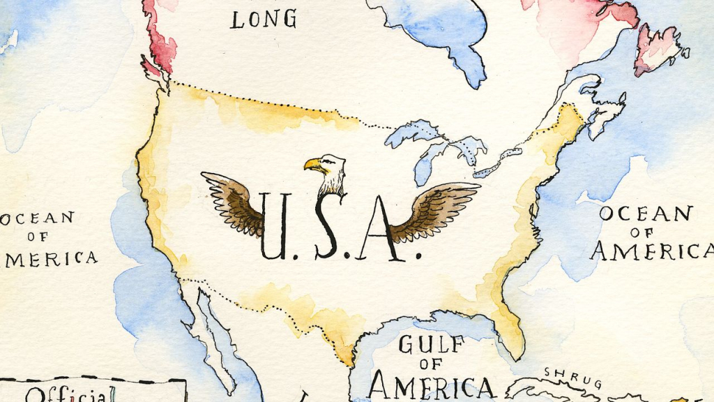 The Latest Authorized Nearly Legal Map Of The United States | The | New Yorker Map Of The Usa