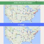 The Perfect Itinerary For An Epic Usa Roadtrip (48 States At Once | Road Trip Map Of Usa