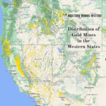 The Top Ten Gold Producing States – Western Mining History | Gold Mineral Map Of Usa