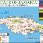 The U.s. State Of Jamaica   The New Colossus Tl : R/Imaginarymaps | Map Of USA And Jamaica