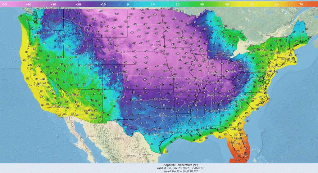 The Winter Storm Outlook In 6 Maps, From Arctic Blasts To Bomb | Map Of Snow Storm In Usa