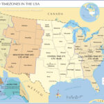 Time Zone Map Of The United States   Nations Online Project | Map Of Central Time Zone USA