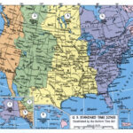 Time Zones Usa. Detailed Printable Time Zones United States Of | Time Zone Map Of Usa With Cities