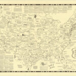 Treasure Map Of The United States   American Geographical Society | Map Of Gold In USA