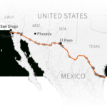 Trump Threatens To Shut U.s. Mexico Border | Map Of USA And Mexico Border