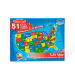 U.s.a. (United States) Map – 51 Piece Giant Floor Jigsaw Puzzle | Map Of USA Puzzle Game