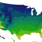 U.s. Average Temperatures   Vivid Maps | Temperature Map Of The USA