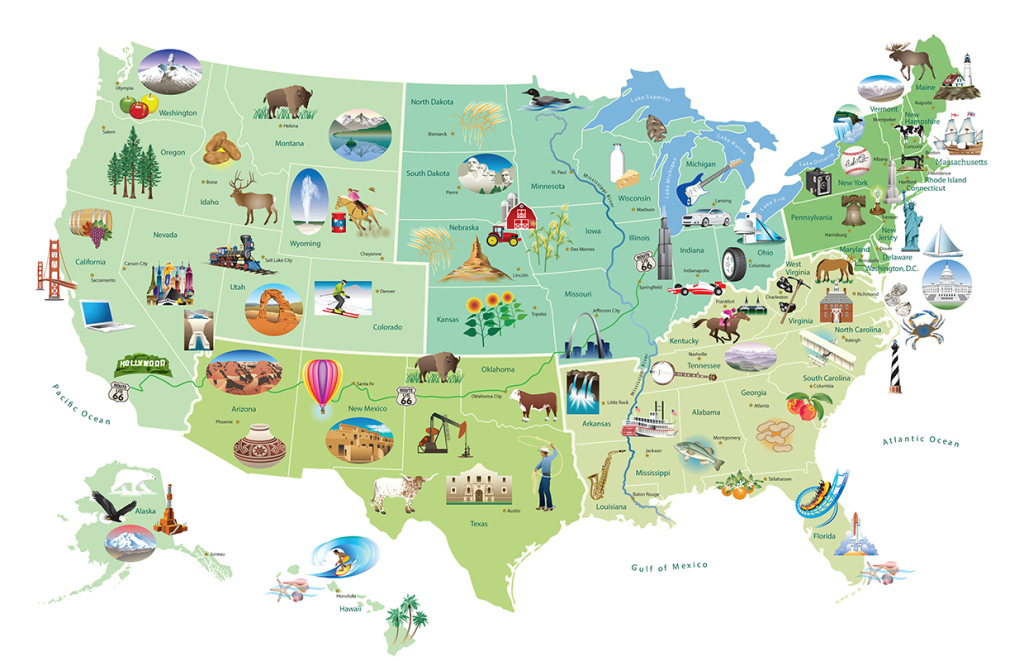U.s. Landmarks And Icons Map – Speakeasy News | Map Of Landmarks In Usa