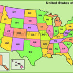 U.s. State Abbreviations Map   Ontheworldmap | Map Of Usa With States Abbreviated