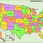 U.s. States And Capitals Map   Ontheworldmap | Map Of USA With Capital Cities