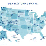 Ultimate Us National Parks List For 2025 (+ Printable Checklist) | Map Of National Parks USA