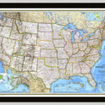 United States Classic Wall Mapnational Geographic   The Map Shop | National Geographic Map Of Usa