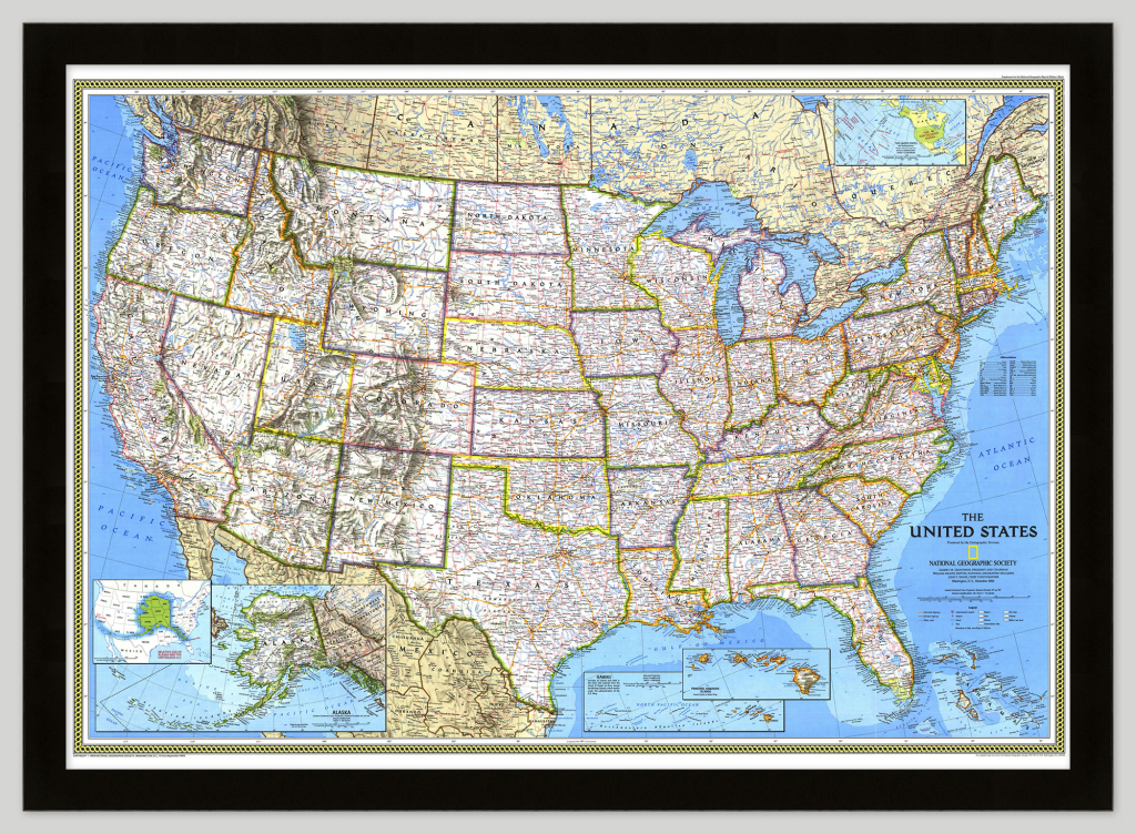 united states classic wall mapnational geographic the map shop national geographic map of usa United States Classic Wall Mapnational Geographic - The Map Shop | National Geographic Map Of Usa