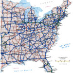 United States Detailed Roads Map. Detailed Map Of The Highways Usa | Road Map Of Eastern USA