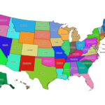 United States Labeled Map | Labeled Maps | Map Of The Usa With Labels