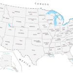 United States Map With Capitals   Gis Geography | Printable Map Of The Usa With Capitals