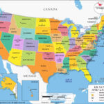 United States Map With Capitals, Us States And Capitals Map | Labeled Map Of USA With Capitals