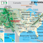United States Map   World Atlas | Map Of Usa With Mountains And Rivers