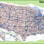 United States Of America — Plonk It | Driving Map Of The USA