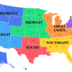 United States Region Maps   Fla Shop | Map Of USA Divided Into Regions