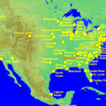 United States U.s. Nuclear Power Plant Locations Map Poster Art Print Pick  Size | Nuclear Power Plant Map Of Usa